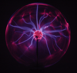 Electrostatic Plasma Light Lamp Animation Gif Image Idea