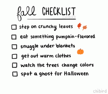 Fall Checklist Gif
