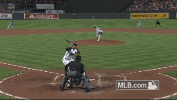 Funny Baseball Hit Hits Camera Animated Gif