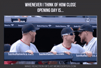 Funny Baseball Opening Day Animated Gif