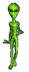 Green Alien Walking Animation Hot