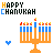Happy Hanukkah Menorah Animated Gif Image Idea
