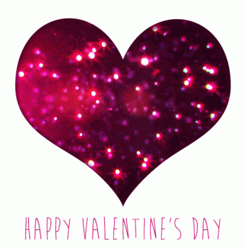 Happy Valentines Day Animatedre Glitter Heart Gif