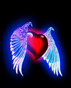 Heart Wings Animation Cool Hot