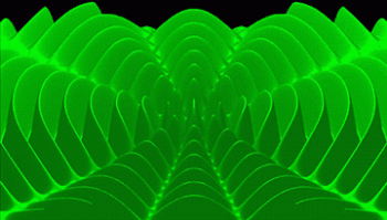 Hot Waves Interference Animation Hot