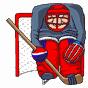 Ice Hockey Player Animated
