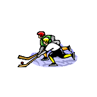 Ice Hockey Player Animated Cool Awesome
