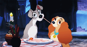 Lady And Tramp Disney Love Moment Animated Gig