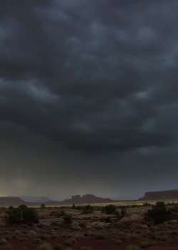 Lighting Storm Lighting Bolts Flashing Nature Desert Landscape Animated Gif