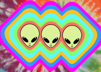 Little Grey Extraterrestial Aliens Animated Gif Image