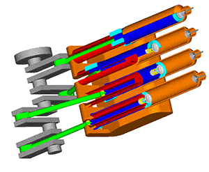 Mar Engine Motor Animation