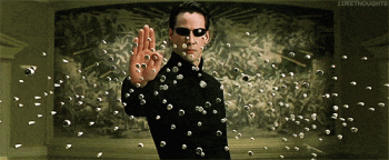 Matrix Neo Stops Bullets Animated Gif Image
