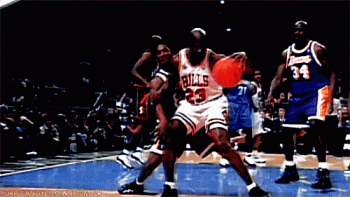 Michael Jordan Dunks Basketball Animated Gif Hot
