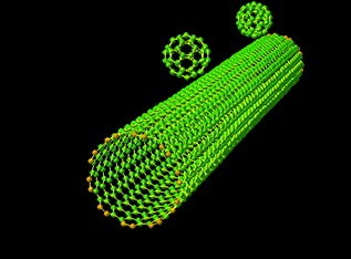 Nanotechnology Buckyballs Nanotube Animation Hot