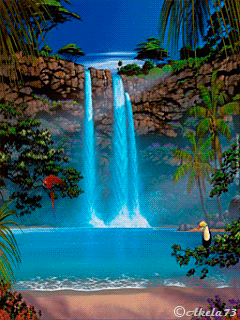 Nature Waterfall Animated Gif Cool Idea