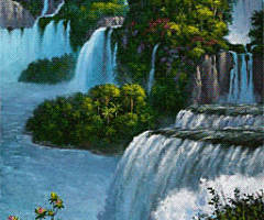 Nature Waterfall Animated Gif Super