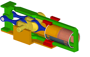 Poc Crosshead Engine Motor Animation