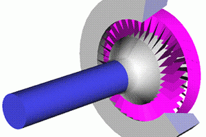 Power Turbine Motor Animation