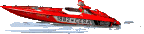 Red Speed Boat Animation
