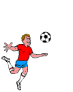 Soccer Player Kicking Ball Animation