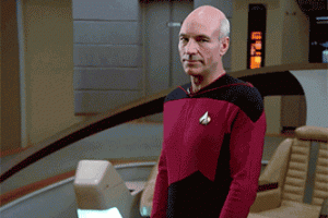 Star Trek Enterprise Picard Animated Gif Love