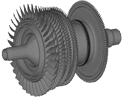 Turbine Engine Motor Animation Cool