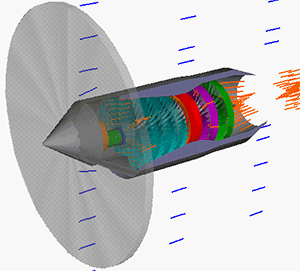 Turbine Turboprop Plane Engine Animation