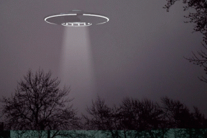 Ufo Flying Saucer Animated Gif Image