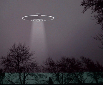 Ufo Flying Saucer Animated Gif Image