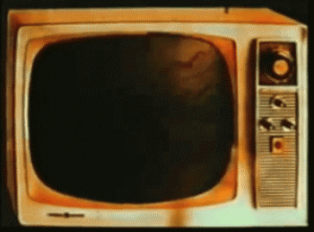Vintage Weird Tv Rocket Animated Gif Image
