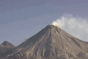 Volcano Explosion Footage Animated Gif