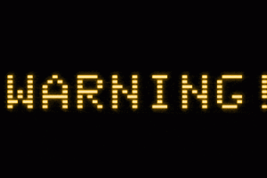 Warning Yellow Blinking Sign Animated Gif Epic