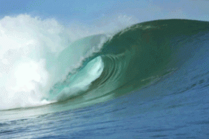 Wave Ocean Animated Gif Cool Hot