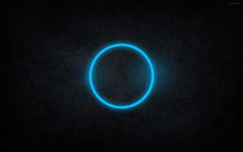 Abstract Blue Black Dark Circles Rings Cyan Neon Art Get Neat Image For Free