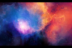 Abstract Outer Space Stars Nebulae Artwork Tyler Young High Resolution iPhone Photograph