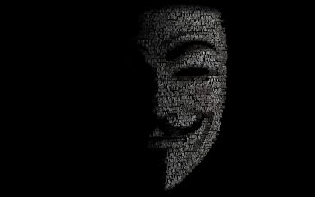 Anonymous Mask Sadic Dark Anarchy Hacker Hacking Vendetta High Resolution iPhone Photograph