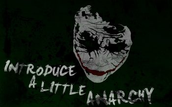Batman Quotes The Joker Typography Anarchy Paint Splatter