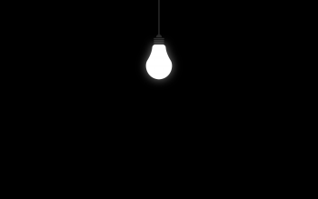 Black Light Bulbs Black Background High Resolution iPhone Photograph