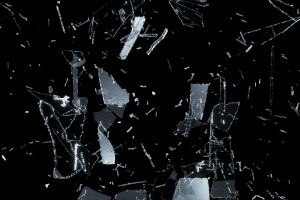 Broken Glass Shattered Crack Abstract Window Bokeh Pattern Psychedelic Cool Image