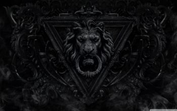 Dark Gothic Lion Photograph High Resolution iPhone