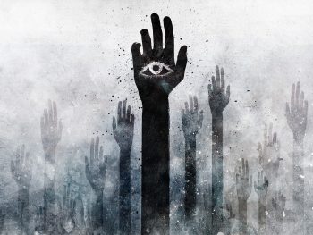 Grunge Hands Illuminati Alex Cherry Arms Raised
