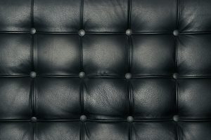 Leather Upholstery Black