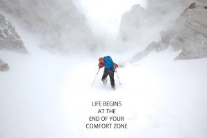 Life Snow Climb Hike Comfort Zone