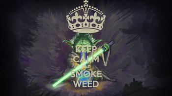 Marijuana Weed Ganja Star Wars G Colorful Photograph Free Get