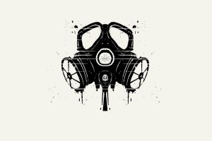 Minimalistic Gas Masks Simple Background Neat Image For Free