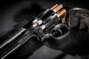 Pistol Revolver Colt Drums Tobacco Cigarette Filters Arm Trigger Barrel Muzzle