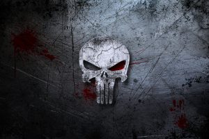 Punisher Skull Background Blood Scratches Movies Wall Get Neat Image For Free