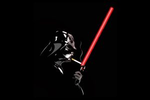 Smoking Star Wars Lightsabers Darth Vader Cigarettes Black Background Neat Image For Free